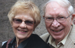 Carol Thompson and Dr. W. Fred Kinsey